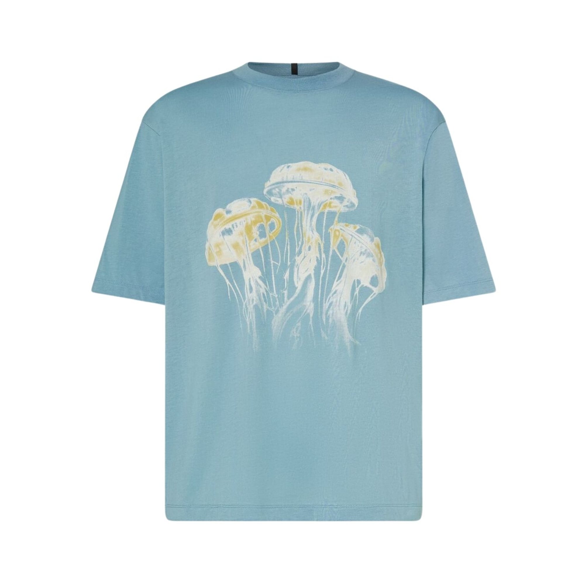 Oakley Jellyfish Erkek Mavi Tişört