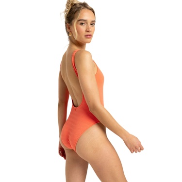  Roxy Lagos One Piece Kadın Turuncu Mayo