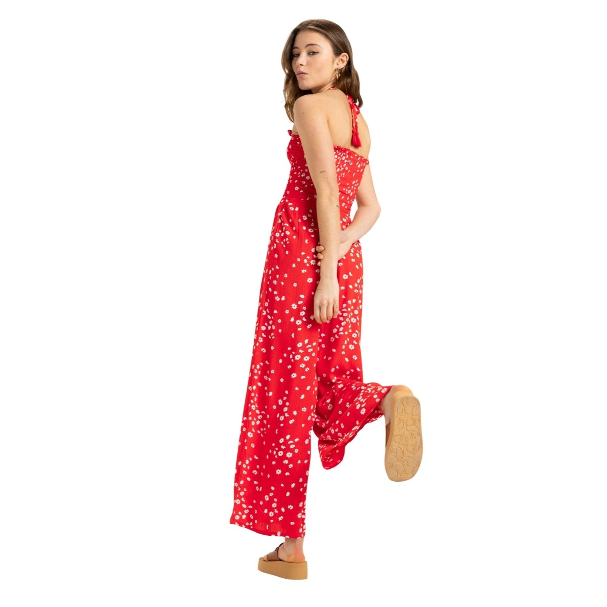 Roxy Palm Groves Jumper Kadın Kırmızı Tulum