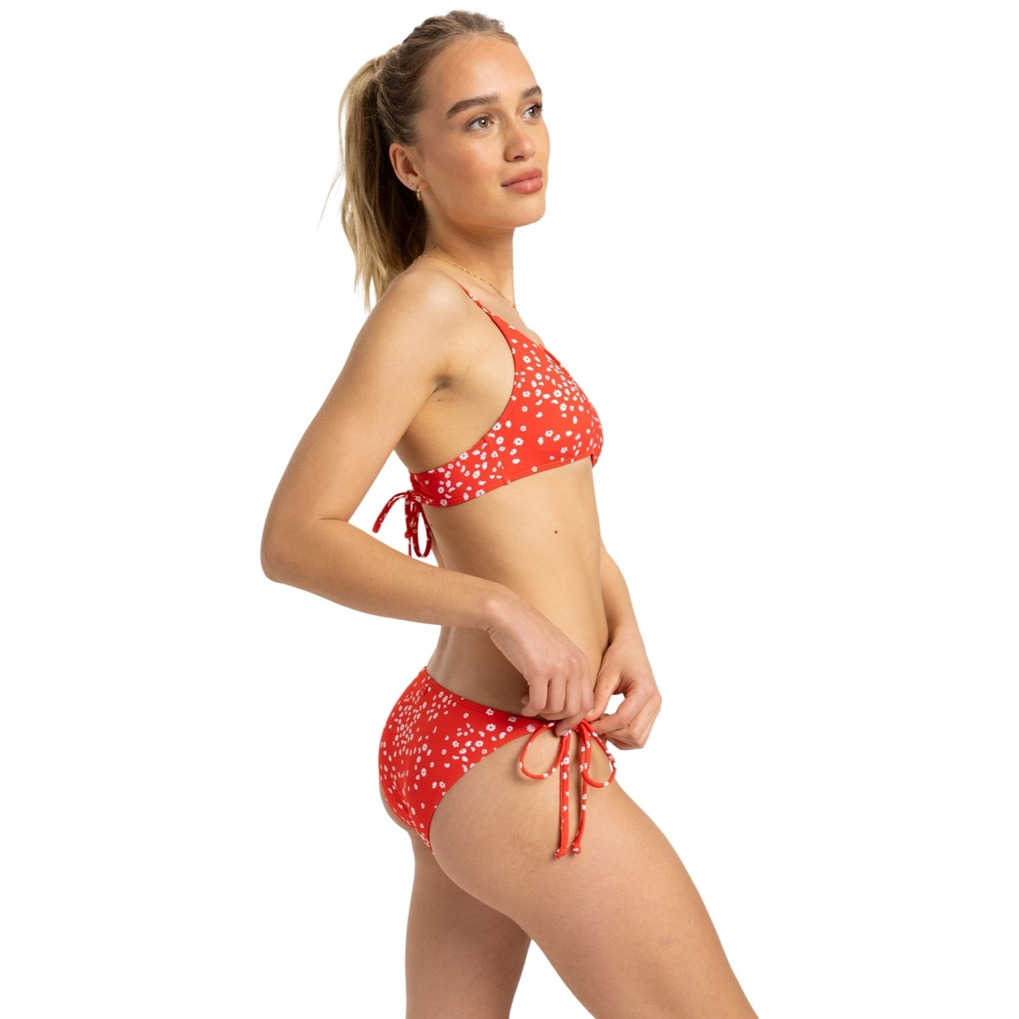 Roxy PT Beach Classics Strappy Set Kadın Kırmızı Bikini