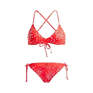  Roxy PT Beach Classics Strappy Set Kadın Kırmızı Bikini