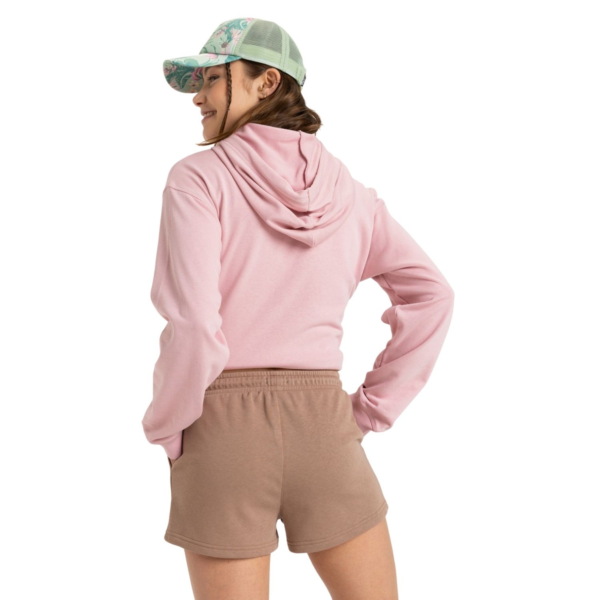 Roxy Surf Stoked Short Terry Kadın Kahverengi Şort