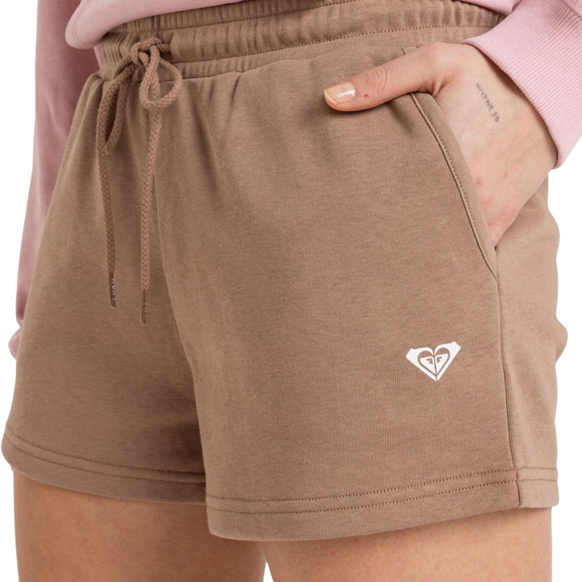 Roxy Surf Stoked Short Terry Kadın Kahverengi Şort