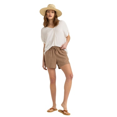  Roxy Lekeitio Break Mid Kadın Kahverengi Şort