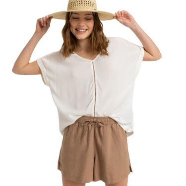  Roxy Lekeitio Break Mid Kadın Kahverengi Şort