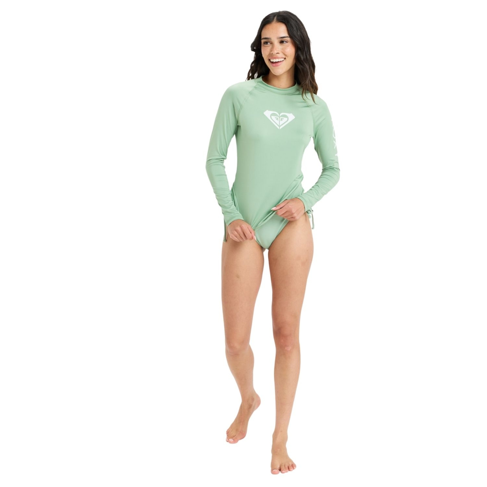 Roxy Whole Hearted Ls Kadın Yeşil Likra