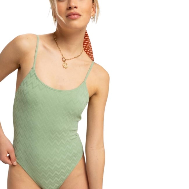  Roxy Current Coolness One Piece Kadın Yeşil Mayo