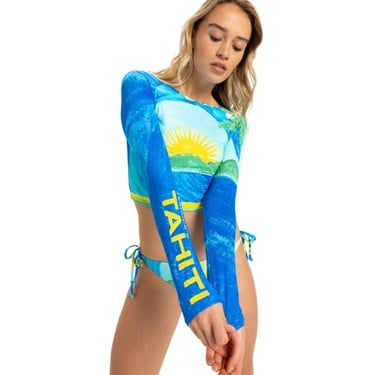  Roxy Atlas Crop Top Lycra Kadın Lycra