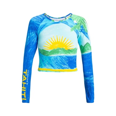  Roxy Atlas Crop Top Lycra Kadın Lycra