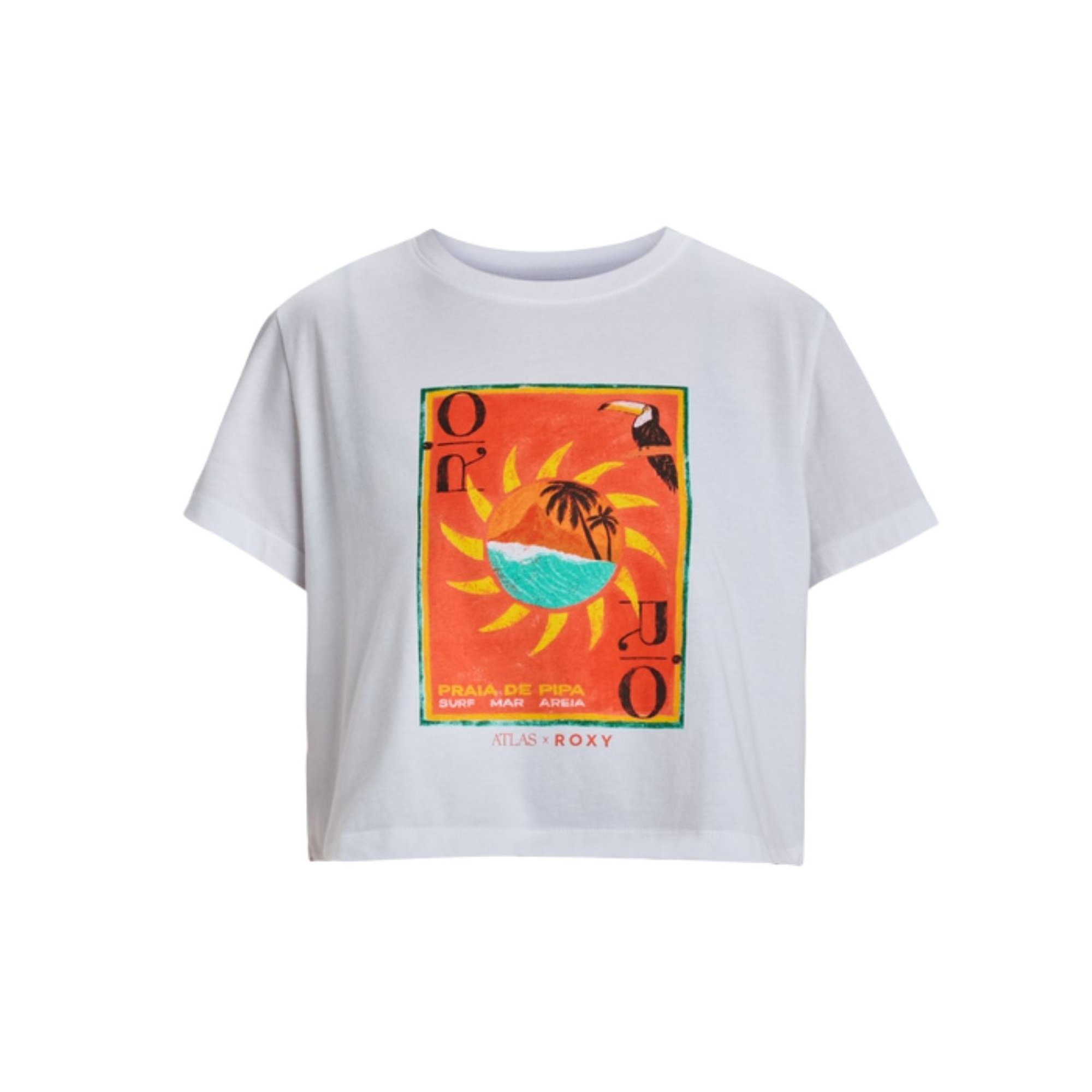 Roxy Atlas Oceanregular Crop Kadın Renkli Tişört