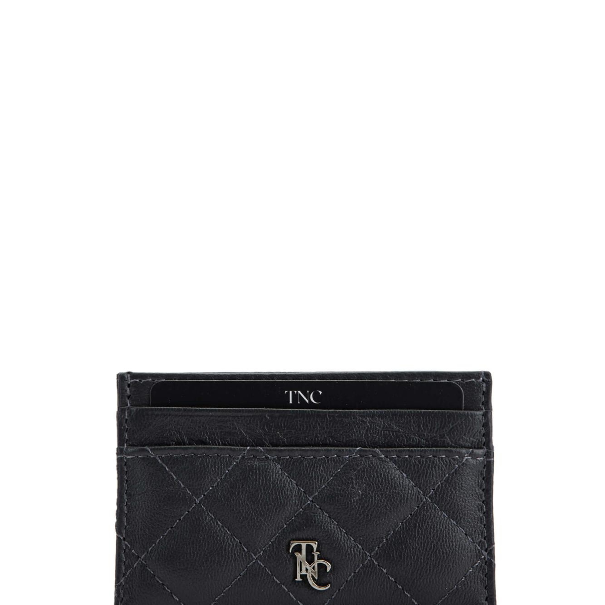 Tamer Tanca Unisex Hakiki Deri Gri Kartlık