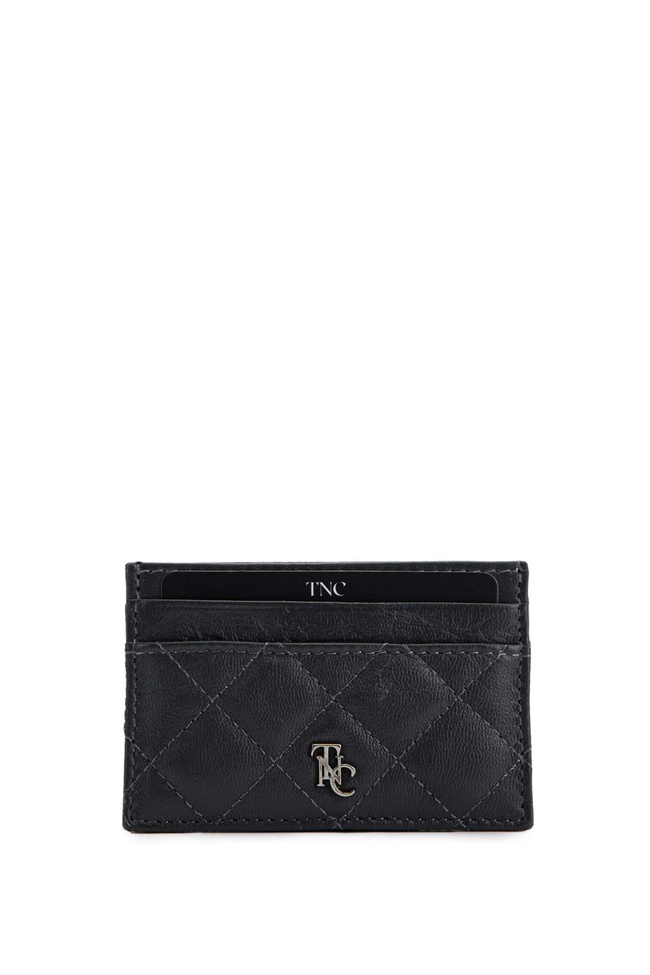  Tamer Tanca Unisex Hakiki Deri Gri Kartlık