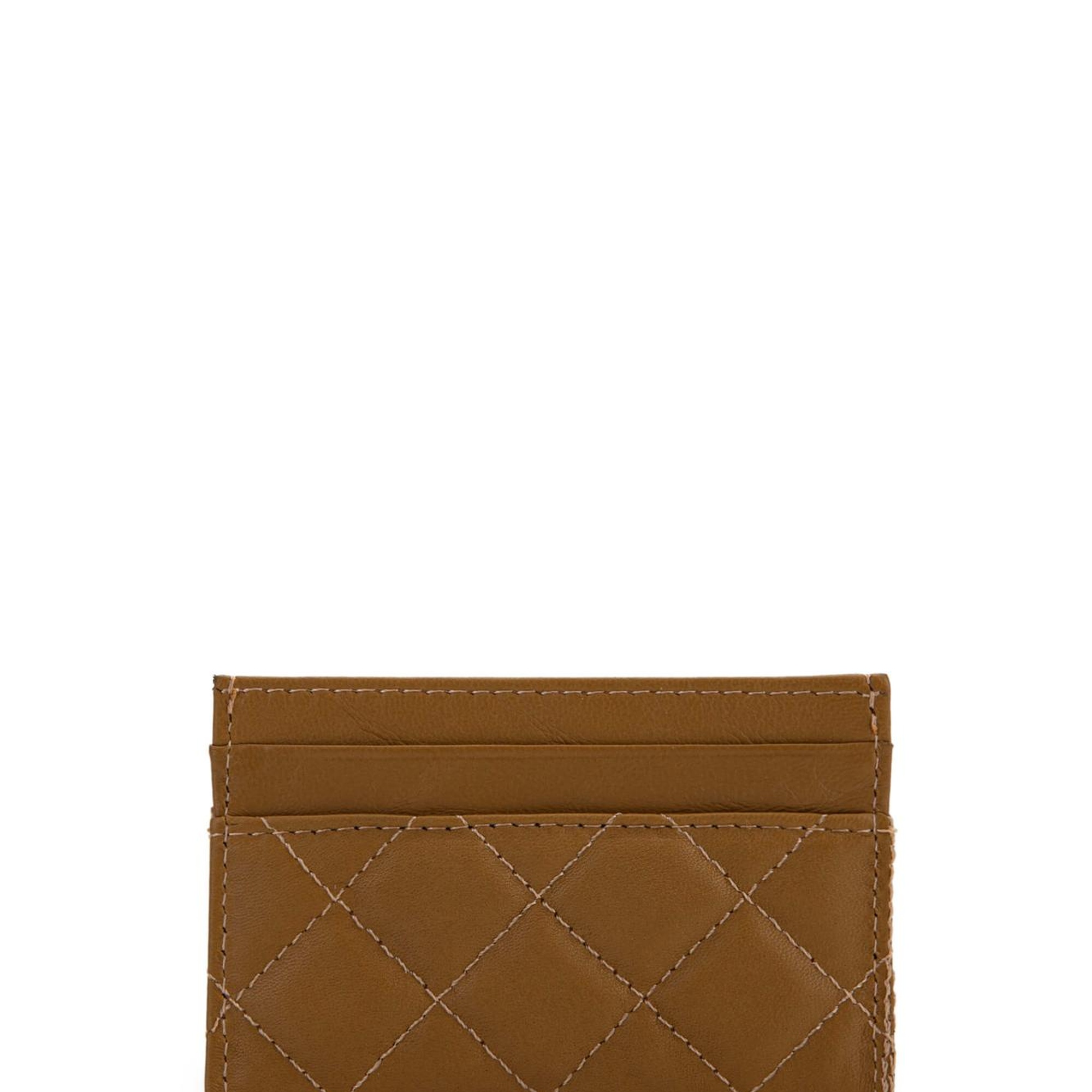 Tamer Tanca Unisex Hakiki Deri Hardal Kartlık