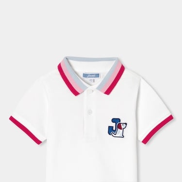  Jacadi Paris Erkek Bebek Pamuklu Pike Polo Yaka T-Shirt