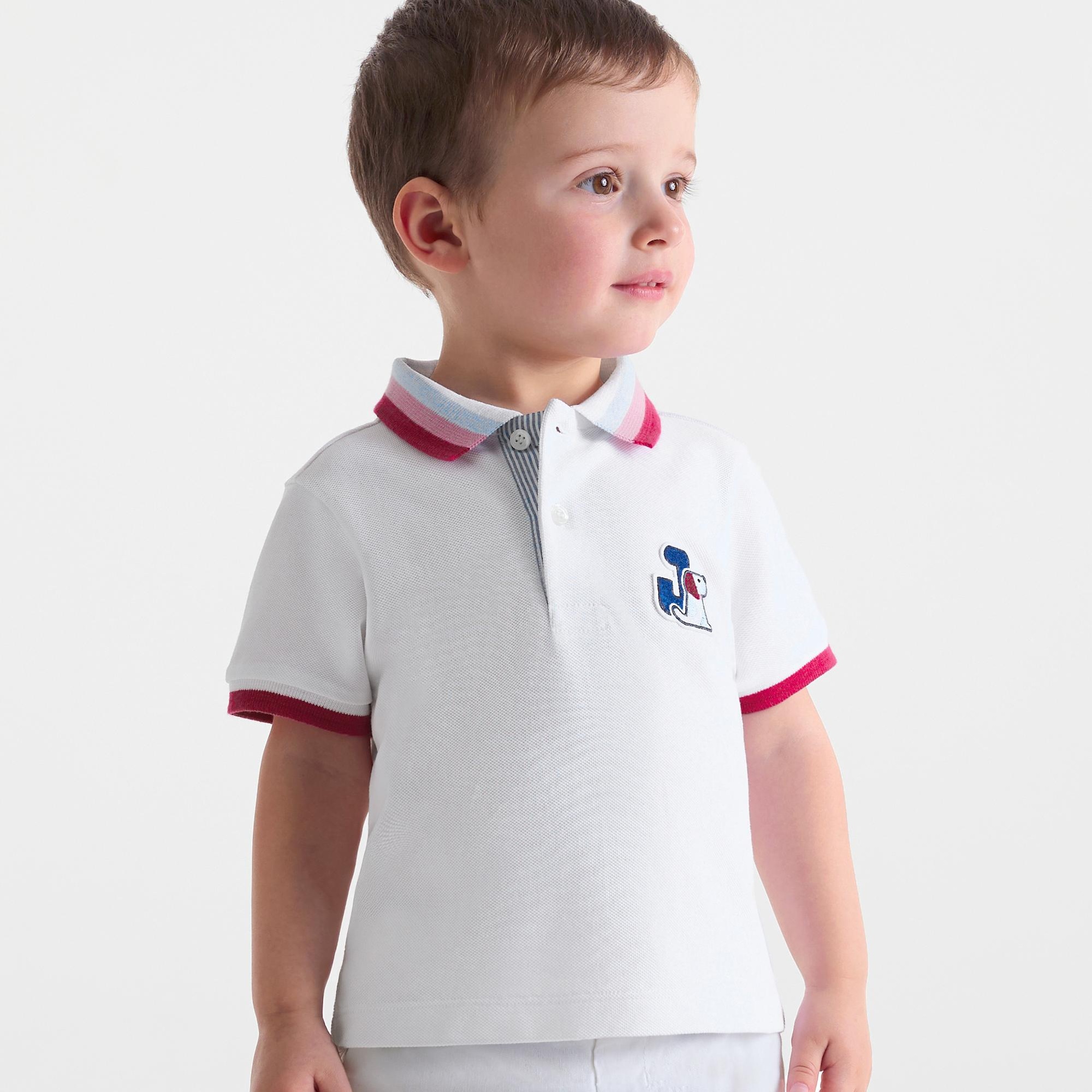 Jacadi Paris Erkek Bebek Pamuklu Pike Polo Yaka T-Shirt