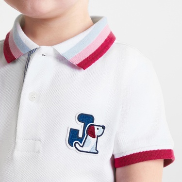 Jacadi Paris Erkek Bebek Pamuklu Pike Polo Yaka T-Shirt
