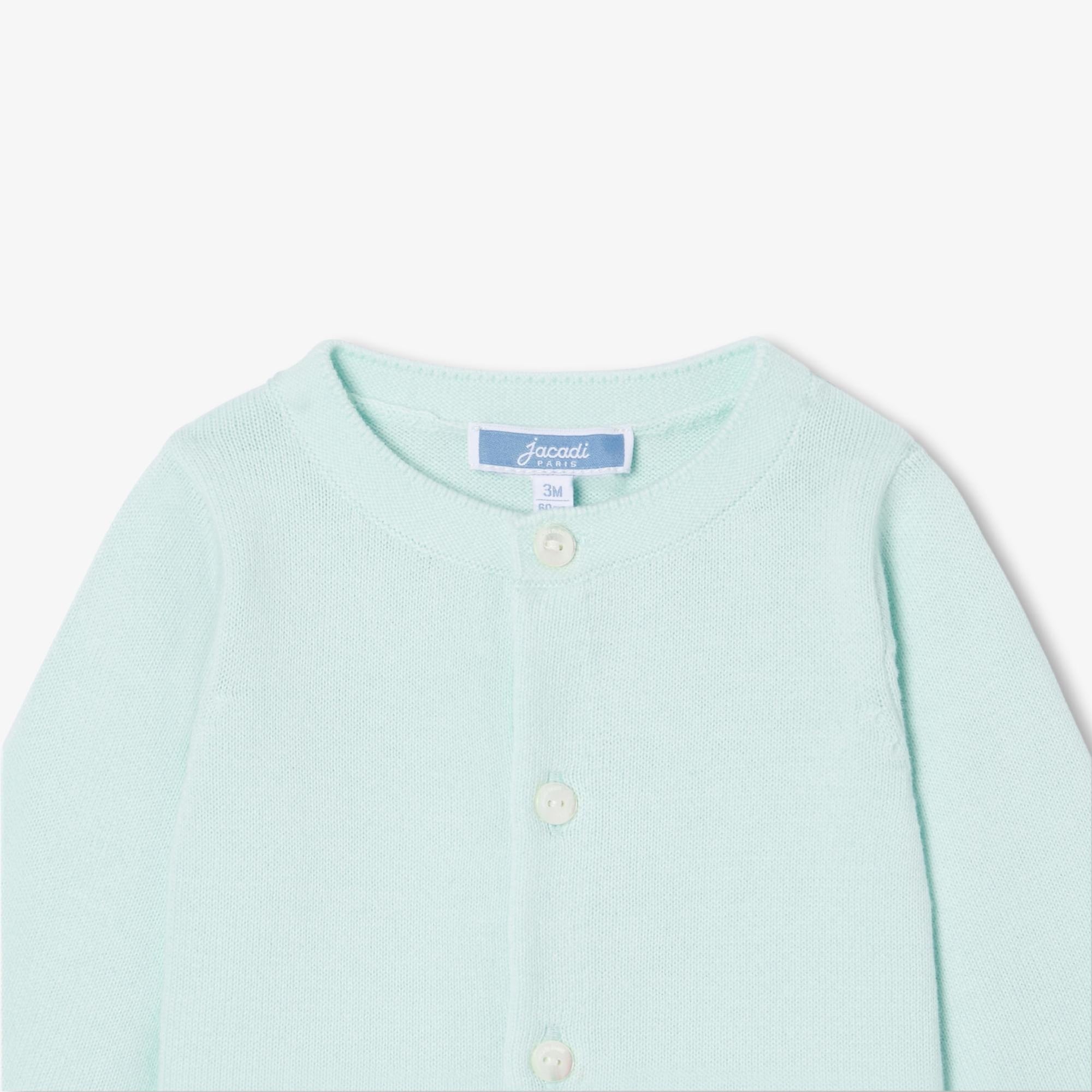 Jacadi Paris Yenidoğan Erkek Bebek Haroşa Örgü Hırka