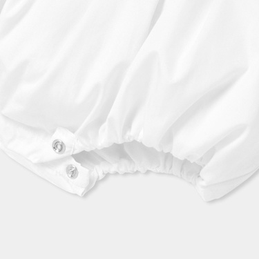  Jacadi Paris Yenidoğan Kız Bebek Fırfırlı Kısa Tulum