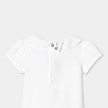  Jacadi Paris Yenidoğan Kız Bebek Balon Kollu Body