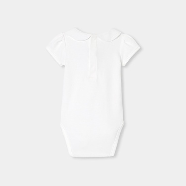  Jacadi Paris Yenidoğan Kız Bebek Balon Kollu Body