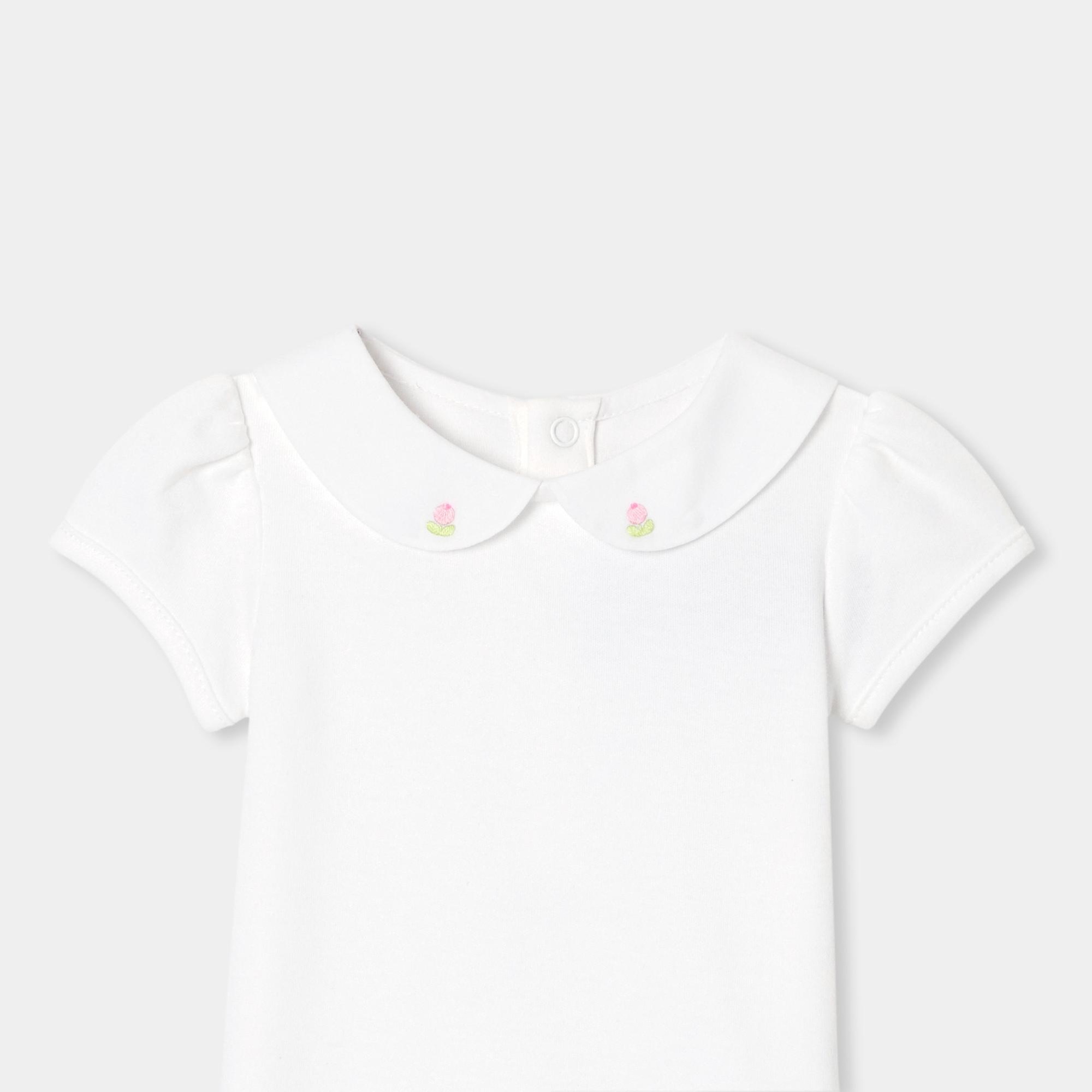 Jacadi Paris Yenidoğan Kız Bebek Balon Kollu Body