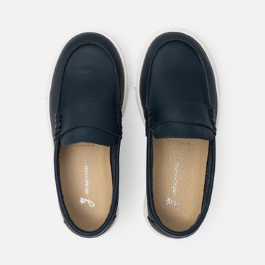  Jacadi Paris Erkek Çocuk Deri Mokasen Ayakkabı