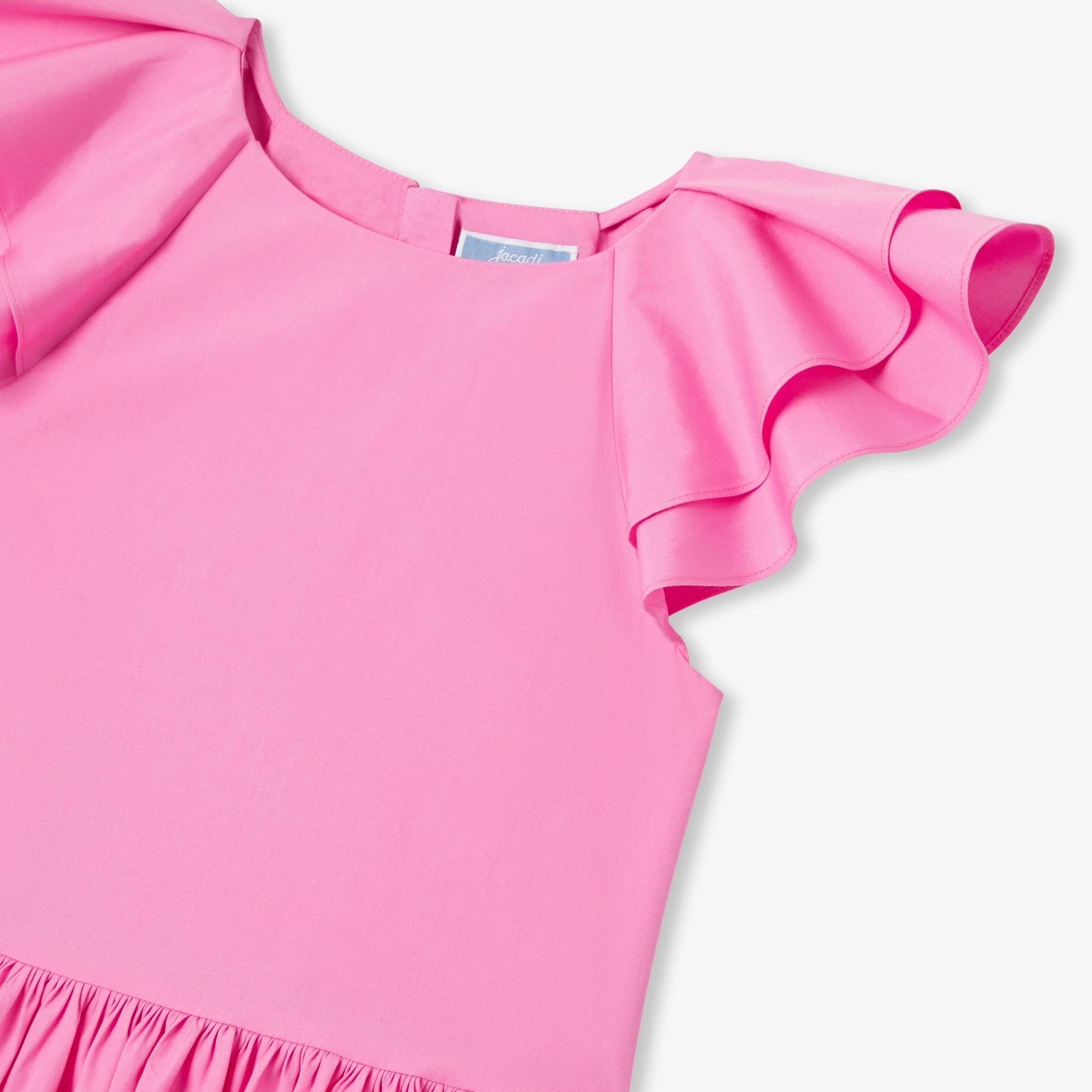 Jacadi Paris Kız Çocuk Fırfır Kollu Haute Couture Elbise