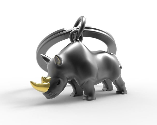  Metalmorphose Rhino Anahtarlık