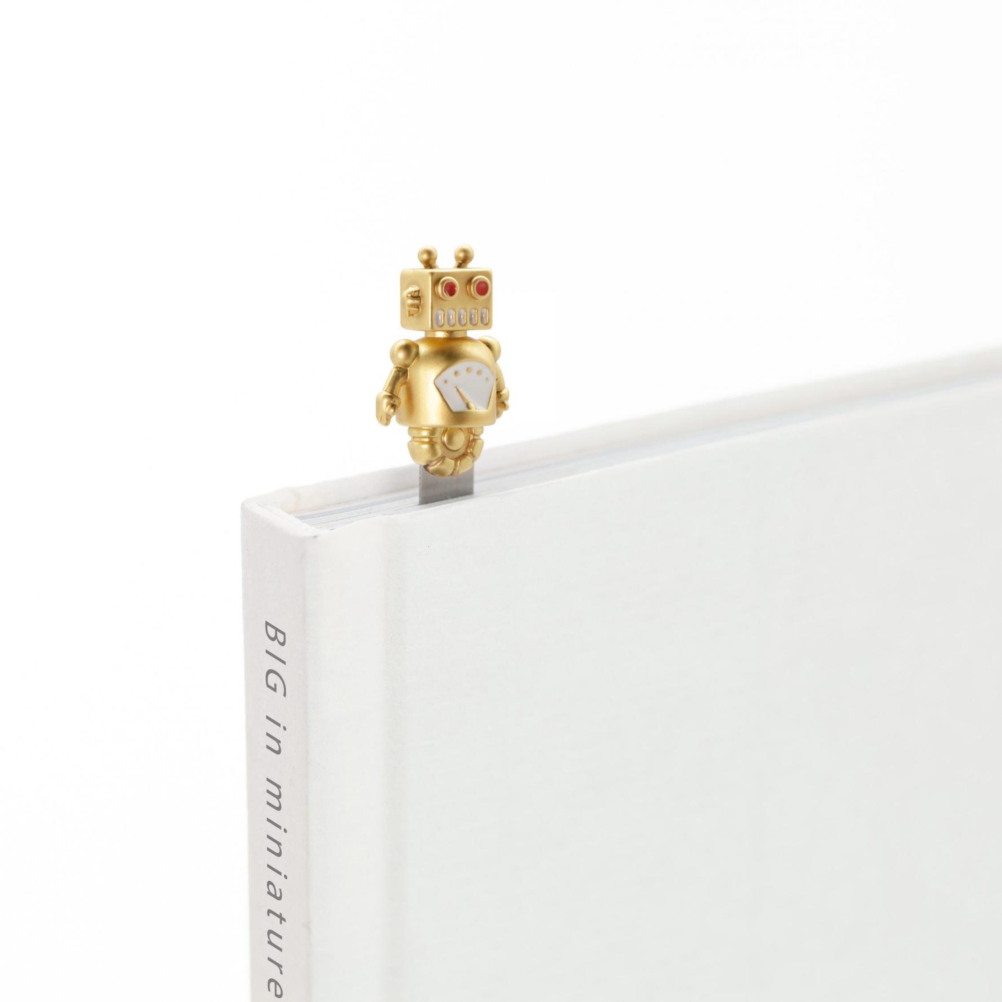 Robot Kitap Ayracı Gold