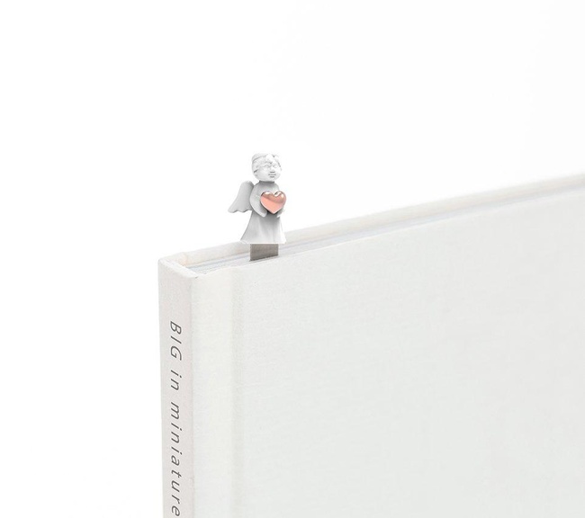  Metalmorphose Melek &  Rose Gold Kalp Kitap Ayracı