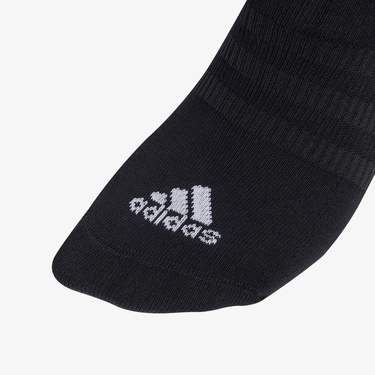  adidas Thin and Light No-Show 3'lü Unisex Siyah Çorap