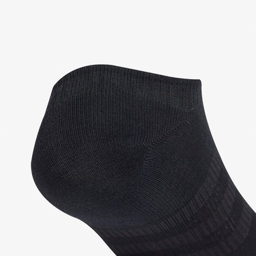  adidas Thin and Light No-Show 3'lü Unisex Siyah Çorap