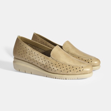  Kadın Bej Deri DesaComfort Günlük Ayakkabı