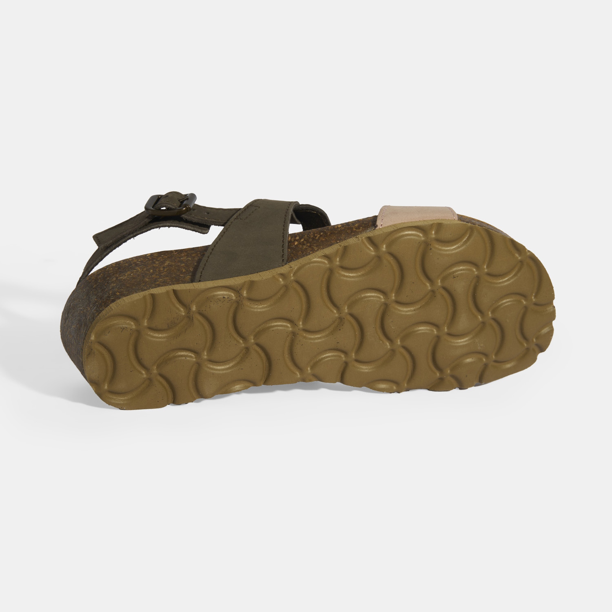 Kahve Kadın Toka Detaylı Sandalet