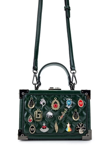  Tamer Tanca Kadın Vegan Yeşil Kol Çantası