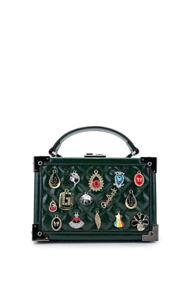  Tamer Tanca Kadın Vegan Yeşil Kol Çantası