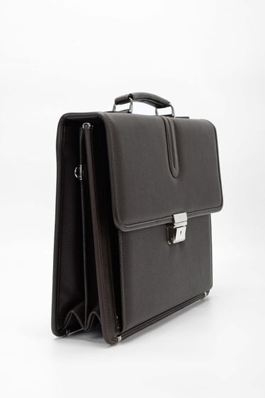  Tamer Tanca Erkek Vegan Kahverengi Evrak Çantası