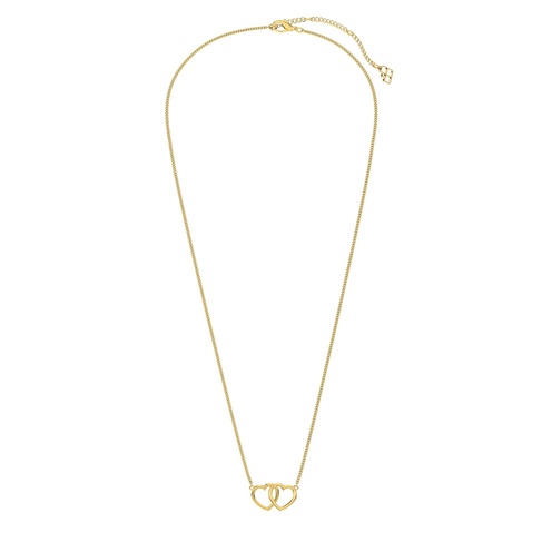  Chocli 18 Ayar Altın Kaplama Hearts Kolye