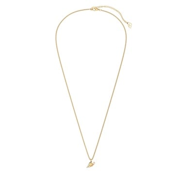  Chocli 18 Ayar Altın Kaplama Satürn Kolye