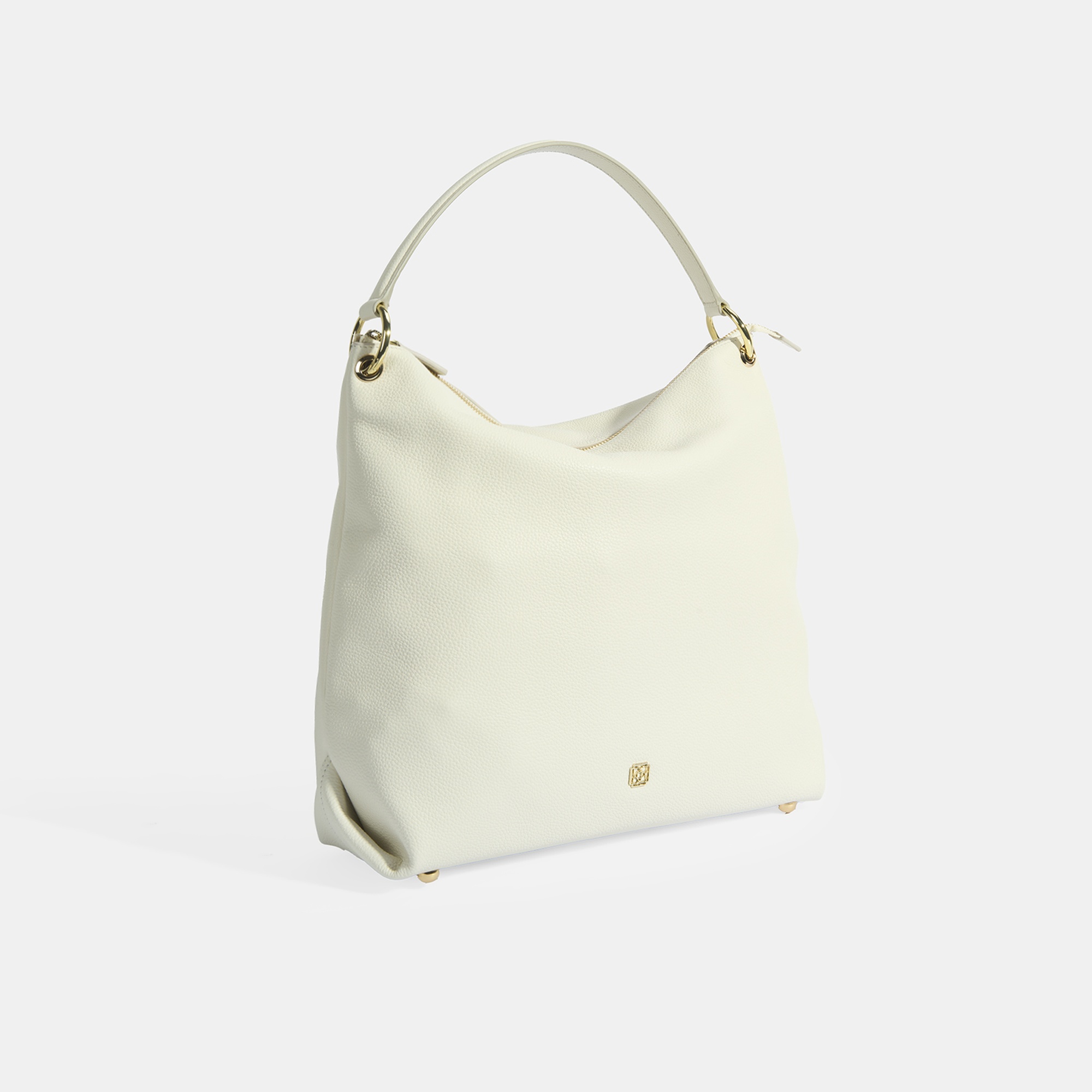 Kadın Beyaz Deri Omuz Çantası