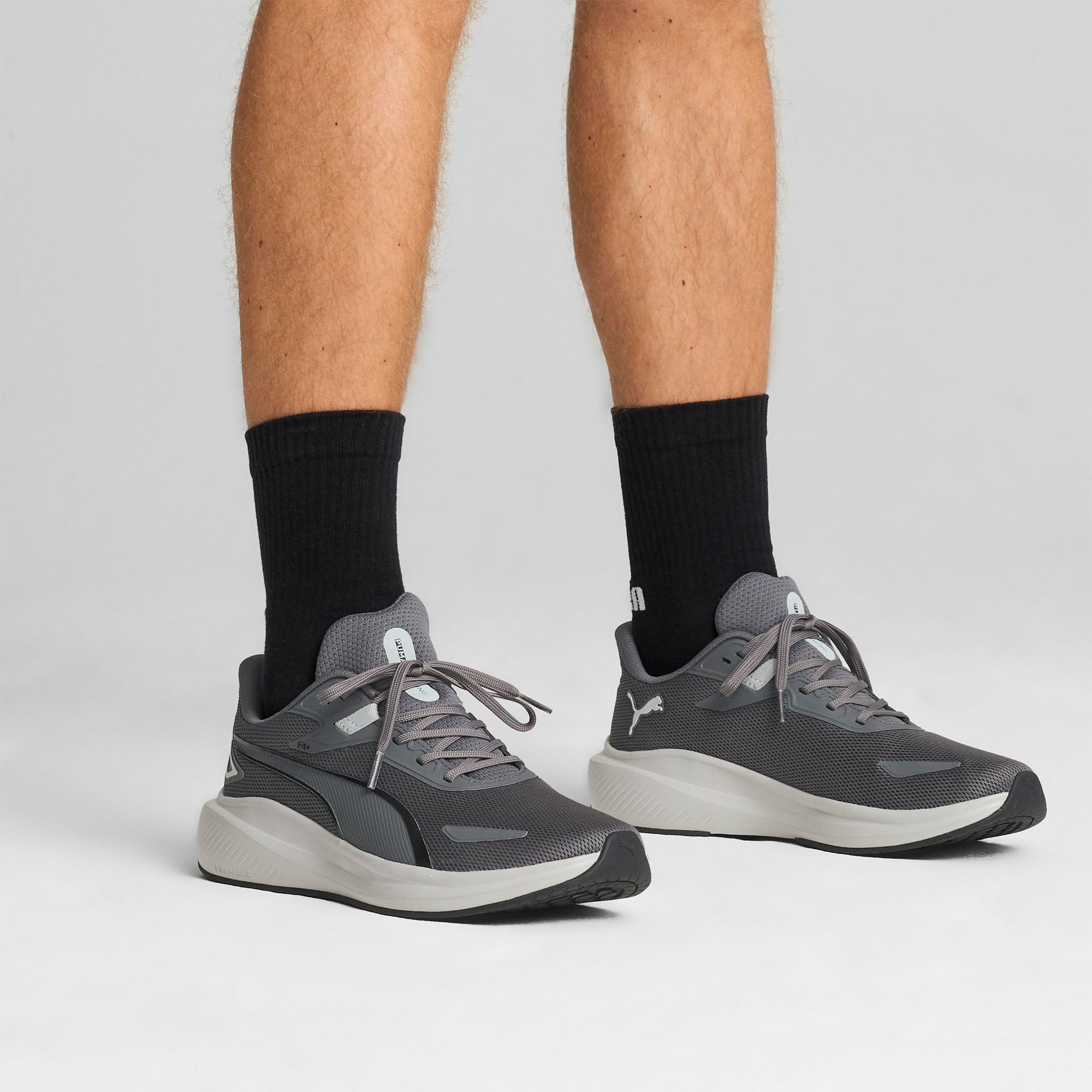 Puma Skyrocket Lite Unisex Gri Koşu Ayakkabısı