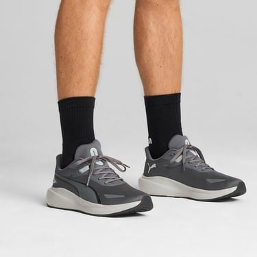  Puma Skyrocket Lite Unisex Gri Koşu Ayakkabısı
