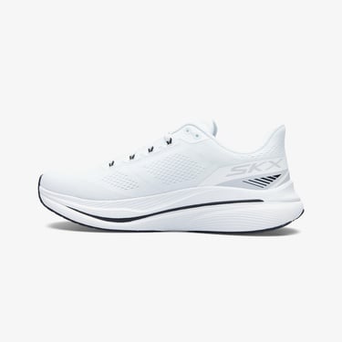  Skechers Max Cushioning Propulsion Erkek Beyaz Koşu Ayakkabısı