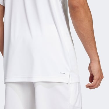  adidas Club 3 Stripes Erkek Beyaz Tenis Polo