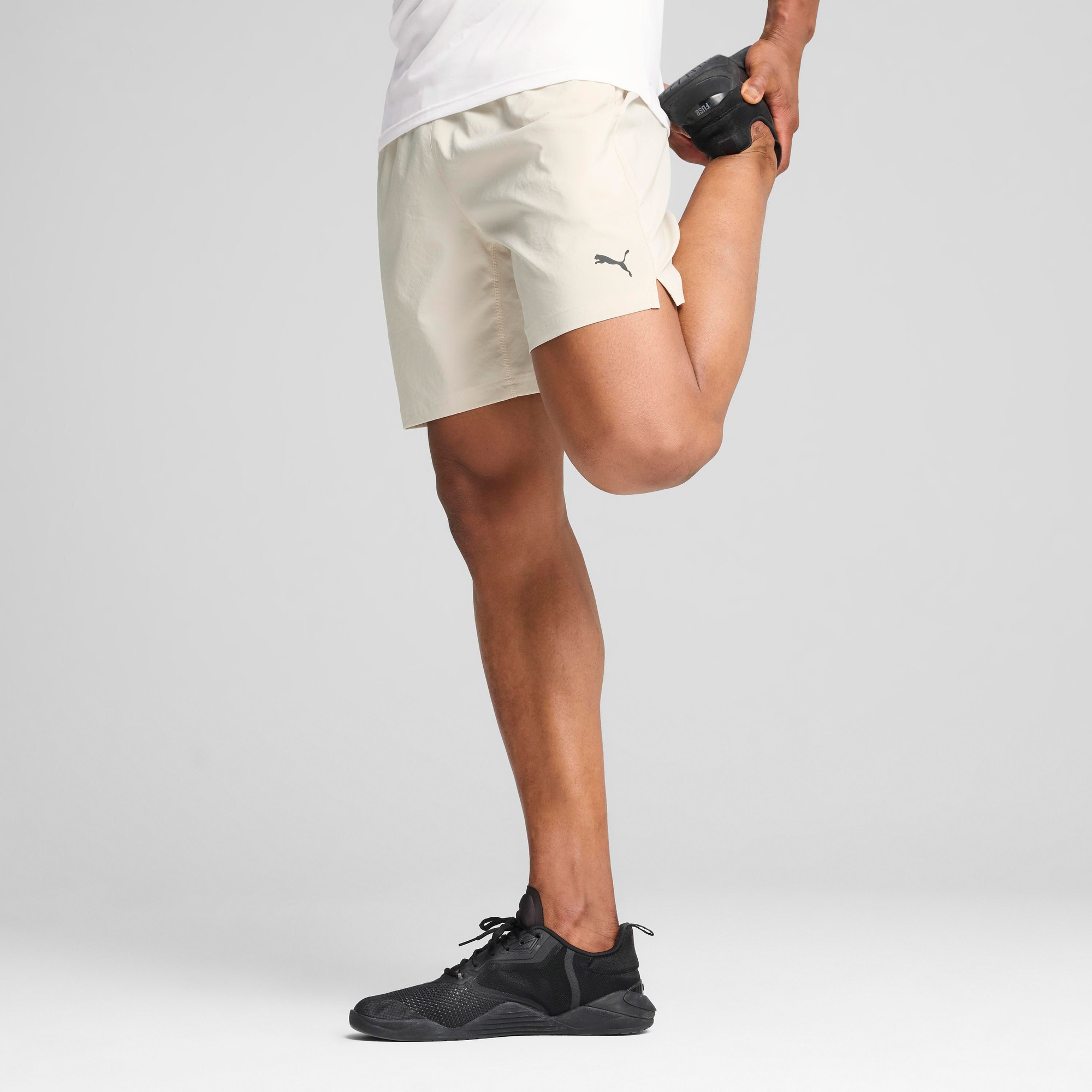 Puma Tad Essentials 7 Wven Erkek Krem Antrenman Şortu