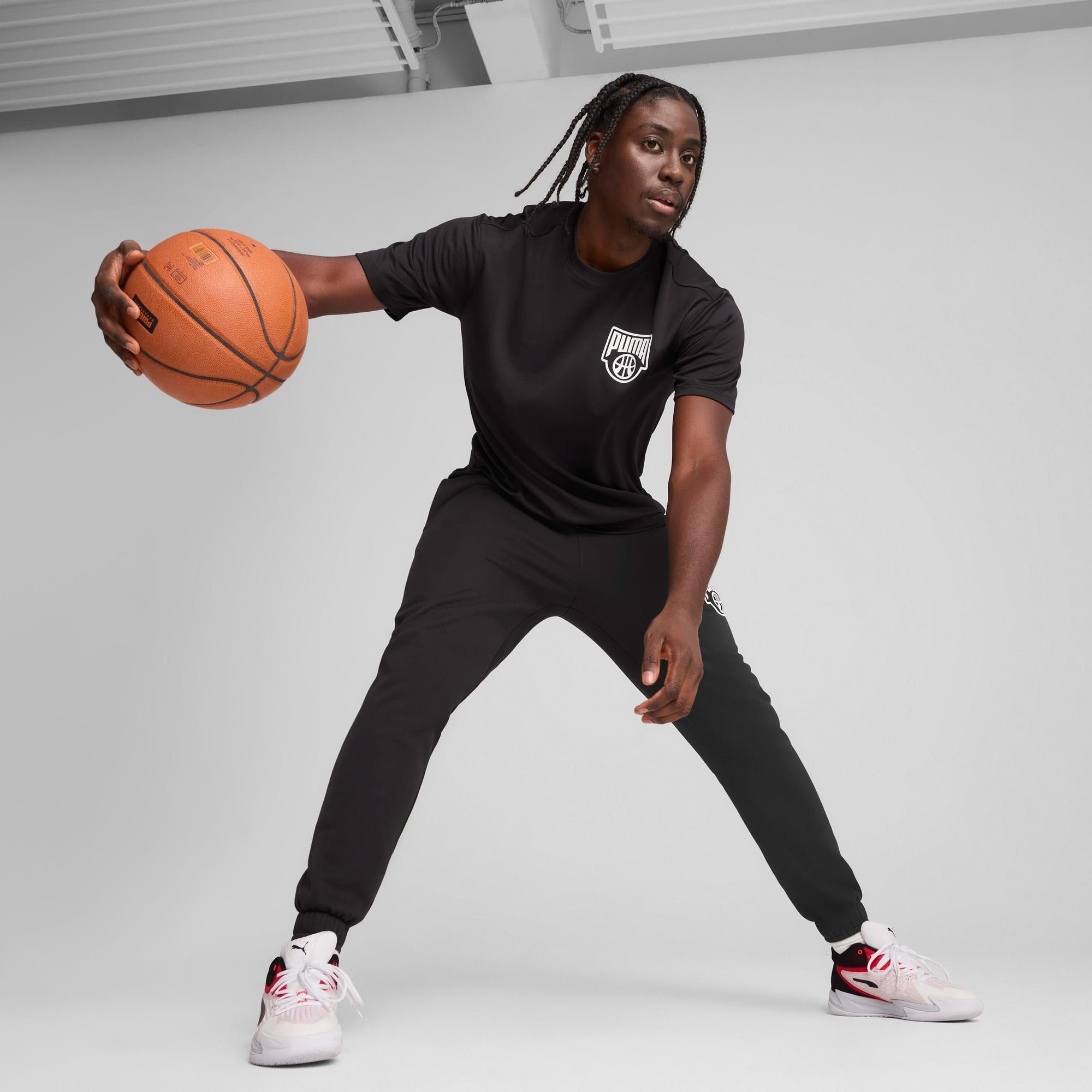 Puma Posterize Sweat Erkek Siyah Eşofman Altı