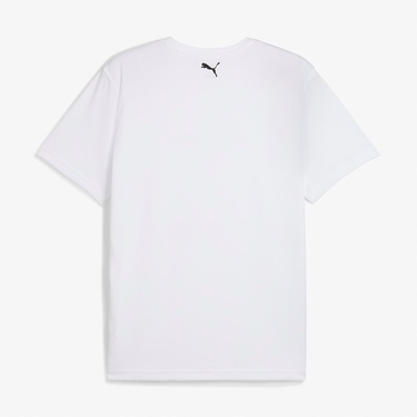  Puma Graphics Running illustratio Erkek Beyaz T-Shirt