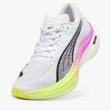  Puma Deviate Nitro 3 Kadın Beyaz Koşu Ayakkabısı