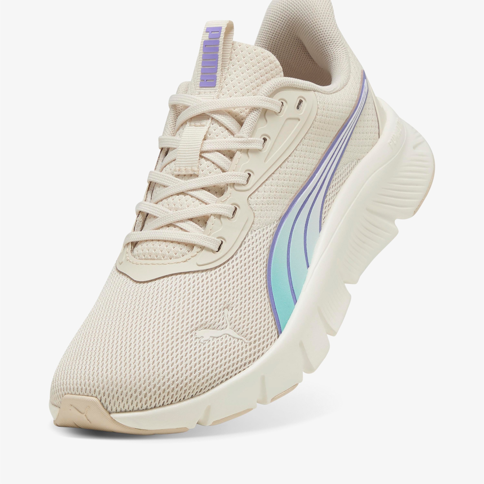 Puma Flexfocus Lite Modern Kadın Krem Koşu Ayakkabısı