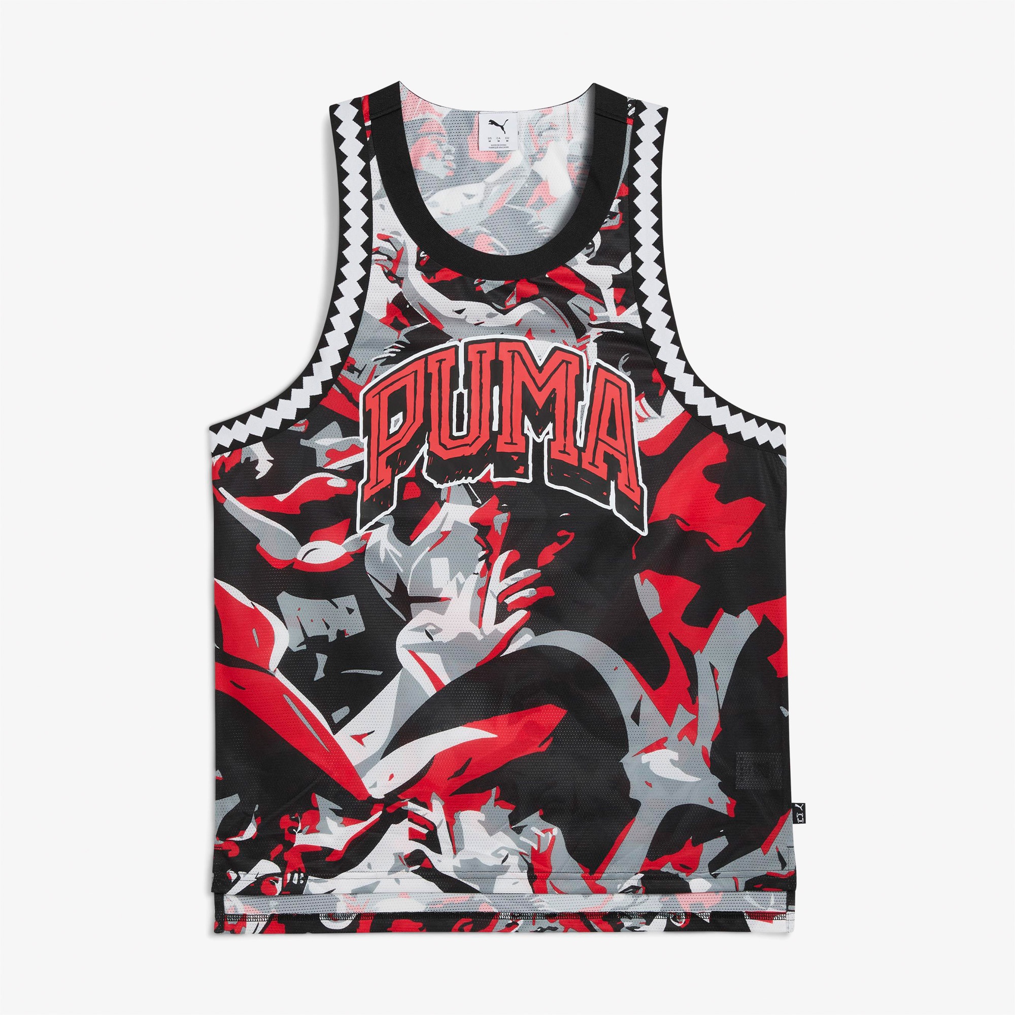 Puma Rival Rage Aop Mesh Tank Erkek Kırmızı Atlet